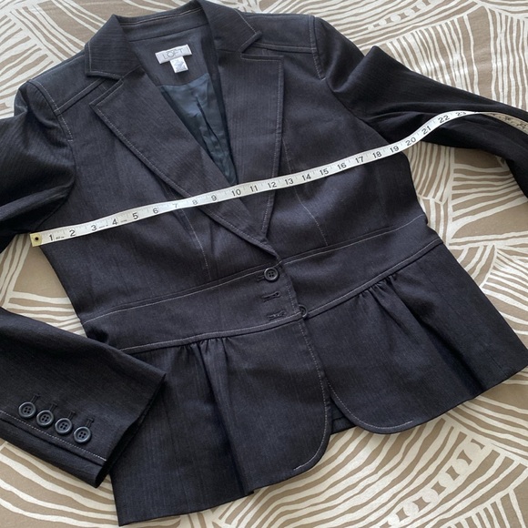 ANN TAYLOR LOFT denim blazer - Picture 6 of 9